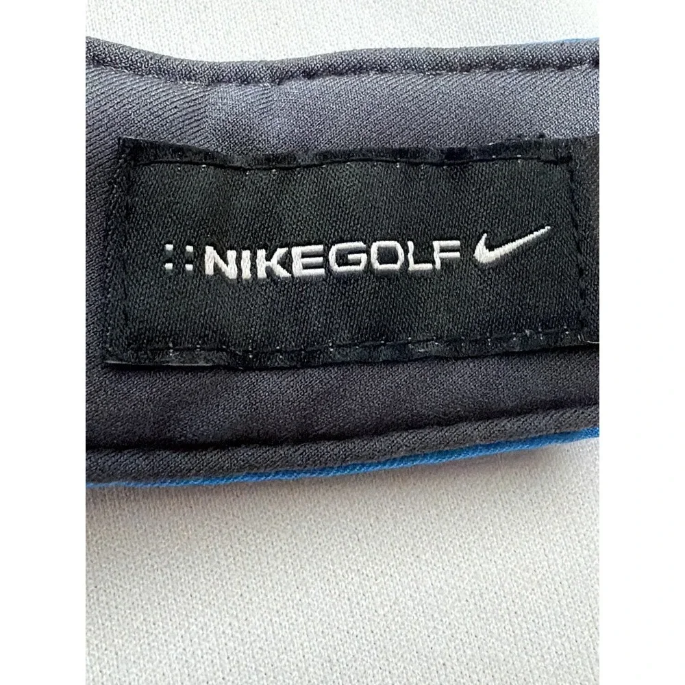 Nike Golf Visor Blue Swoosh Victory Preppy Country Club Adjustable Hat